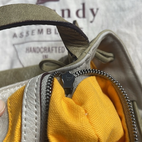 BURGUNDY ASSEMBLAGE Calfskin bucket bag - Picture 4 of 10